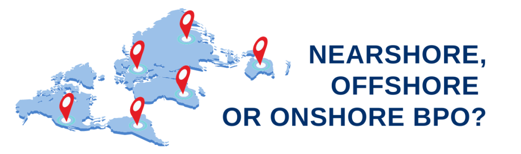 what is nearshore, offshore and onshore 