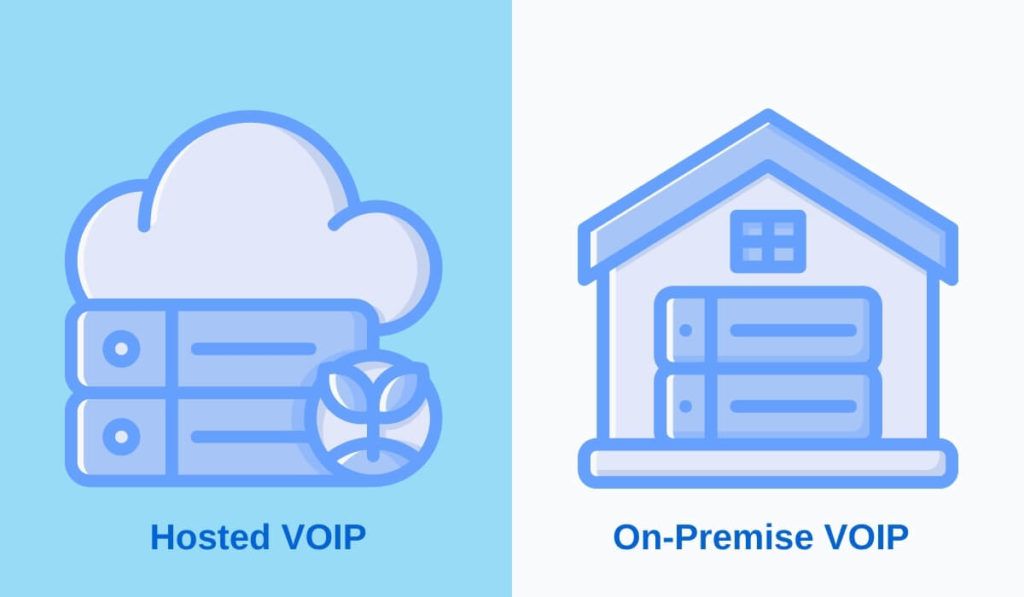 hosted voip vs on premise voip