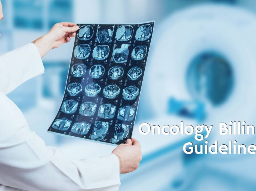Oncology Billing Guidelines - Featured image - Doctor examine MRI picture. Medical equipment.