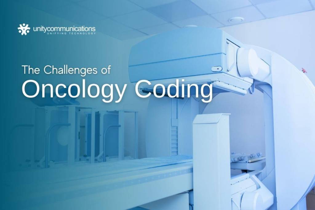 Oncology coding - featured image - Equipment in oncology department. Nuclear radiation in medicine.