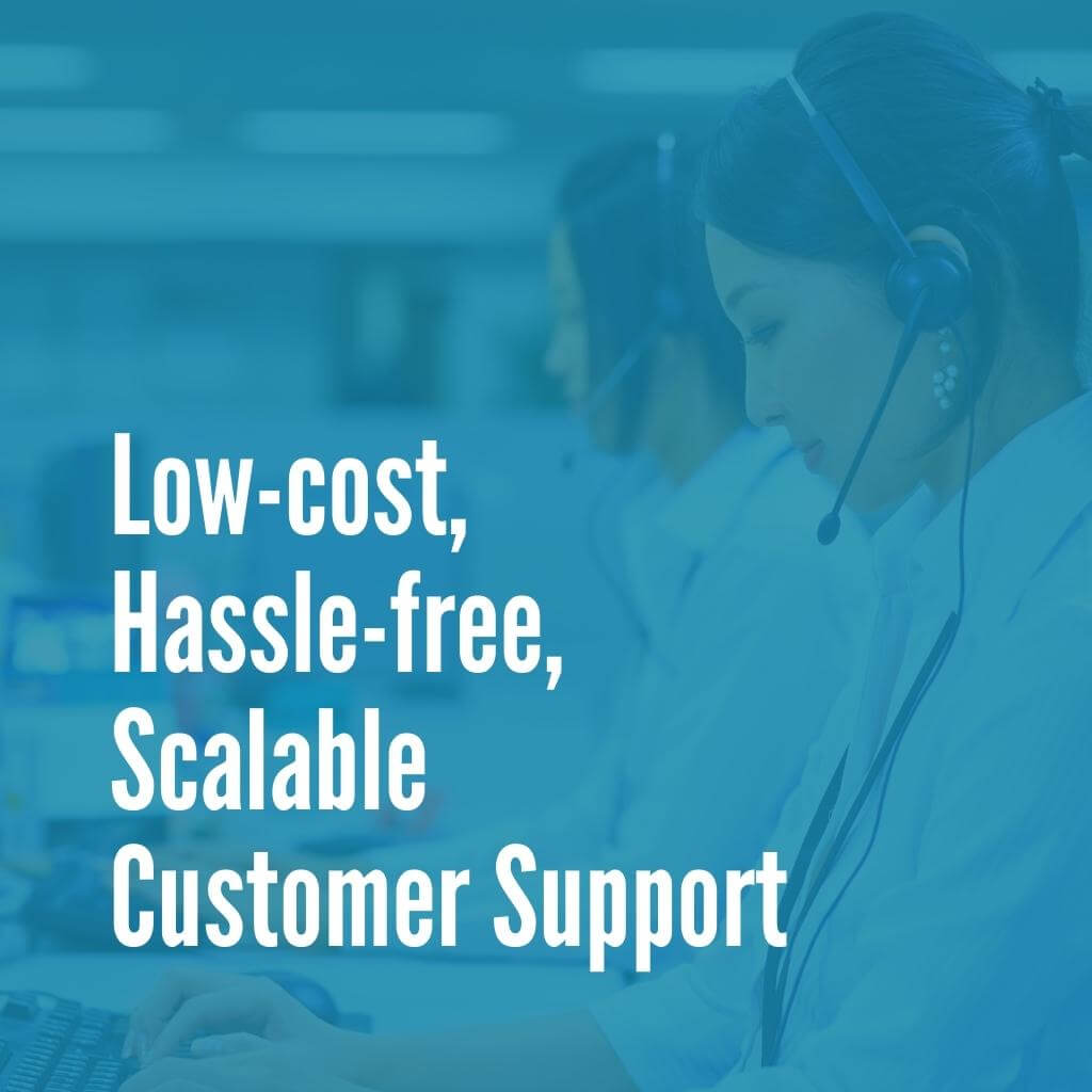 Ecommerce customer service outsourcing - Low cost, hassle-free , scalable customer support