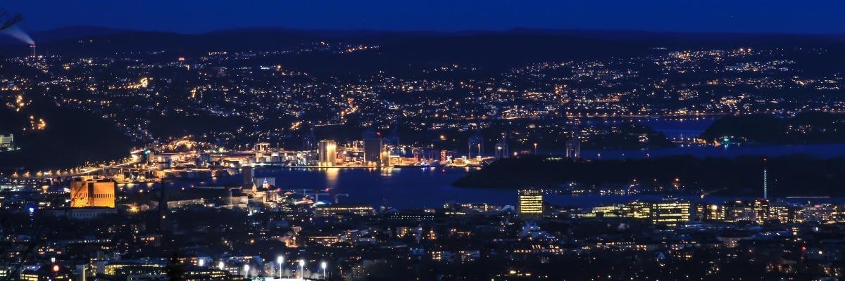 View of a residential area in Oslo