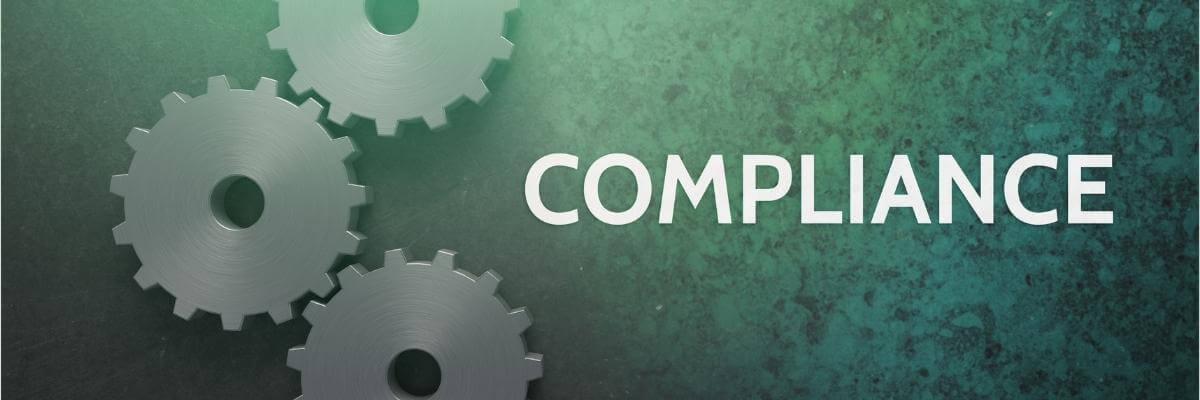 Compliance Record 7 technology concept on a green background