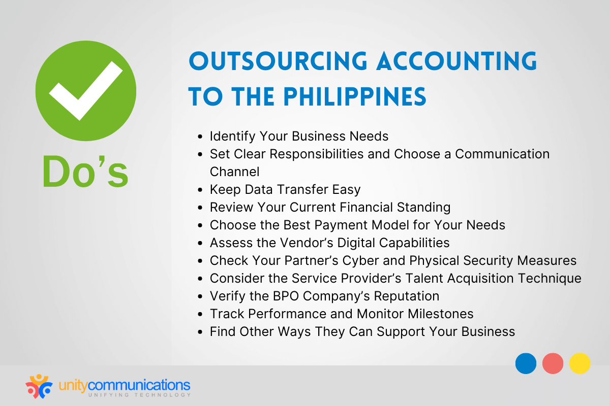 Infographic - The Dos of Outsourcing