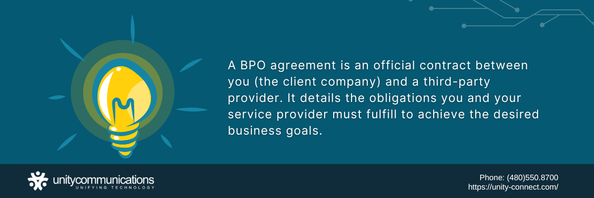 Infographic - What is a business process outsourcing agreement