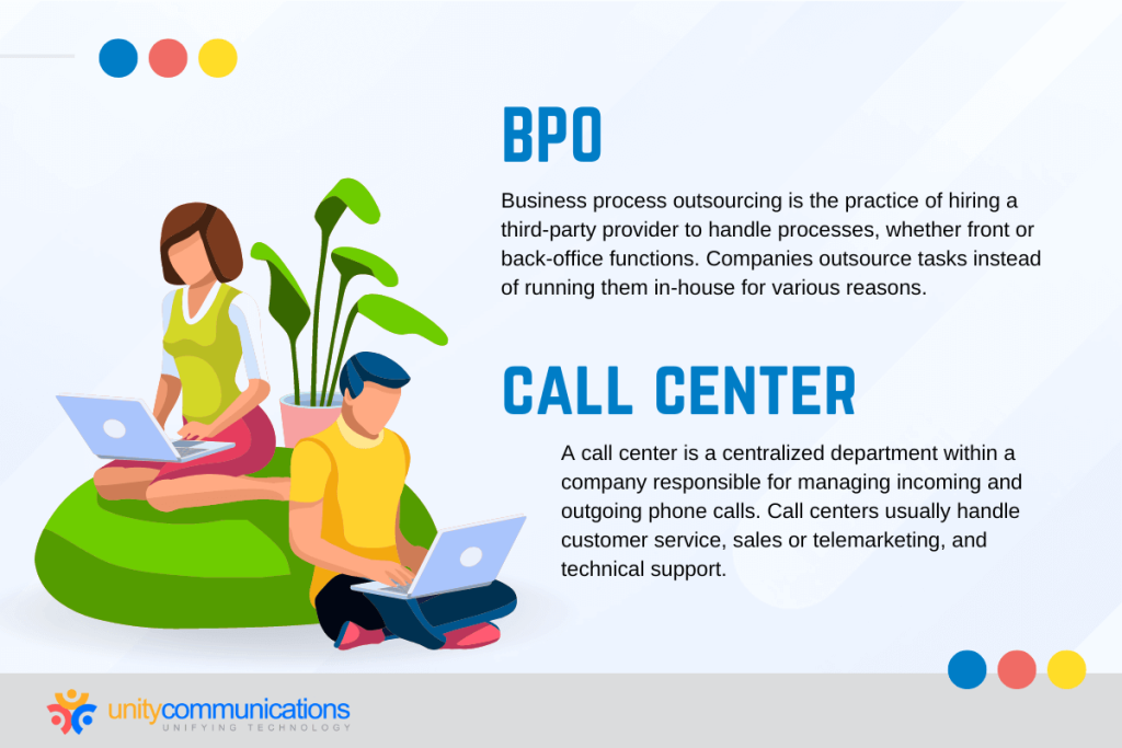 What Are The Differences Between BPO And Call Center?