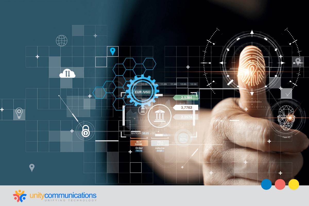 Biometric verification is one of the most common strategy used now to protect financial data. 