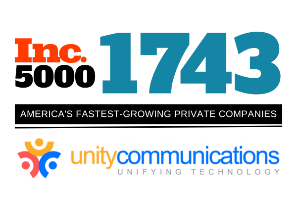 Unity Communications Inc 5000 Logo - Horizontal 2023 (1)