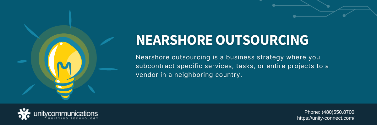 What is nearshore outsourcing