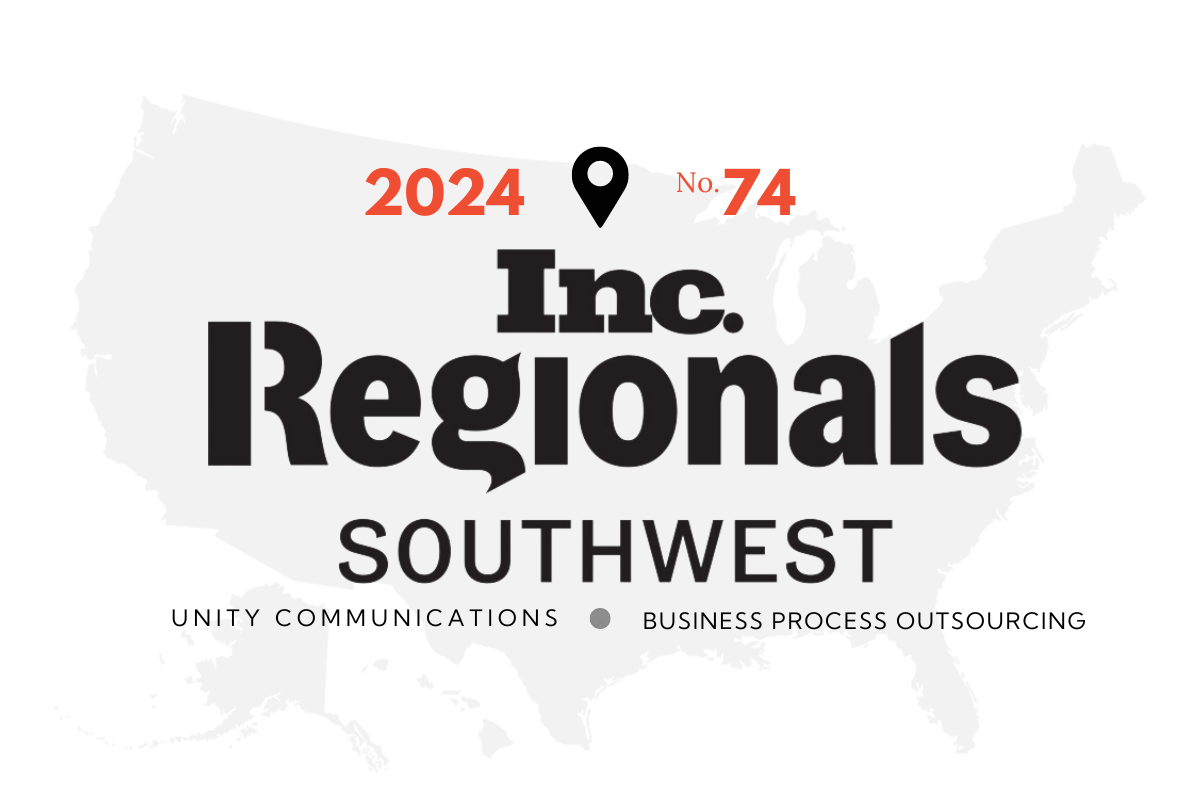 Unity Communications Ranks No. 74 on Inc Regionals Southwest 2024 