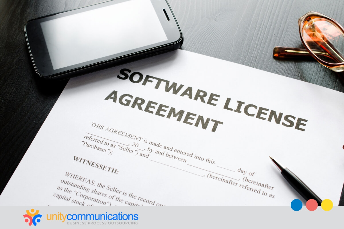 Compliance challenges for BPO in software licensing