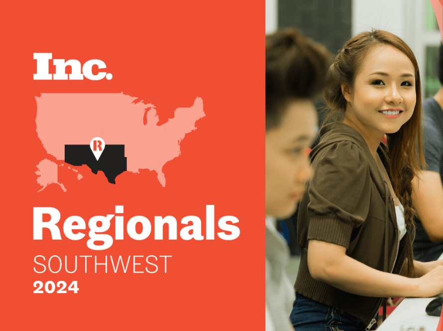 Unity Communications Ranks No. 74 on Inc Regionals Southwest 2024 - featured Image
