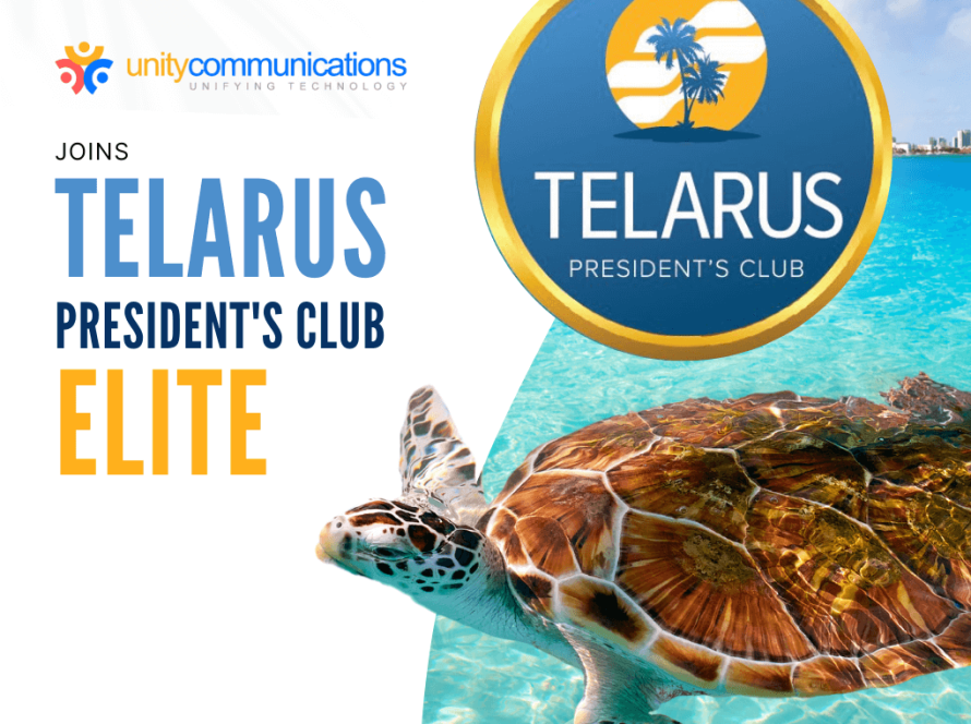 Unity Communications has reached a new milestone as a Telarus Sales Partner by earning the President’s Club, surpassing the MRR by 20%.