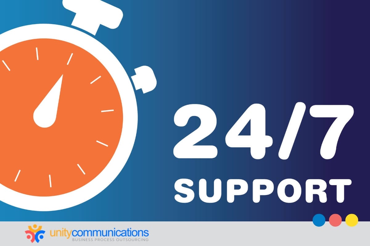 3. Provide round-the-clock customer support