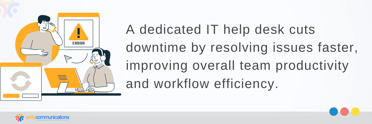 Four advantages of having an IT help desk