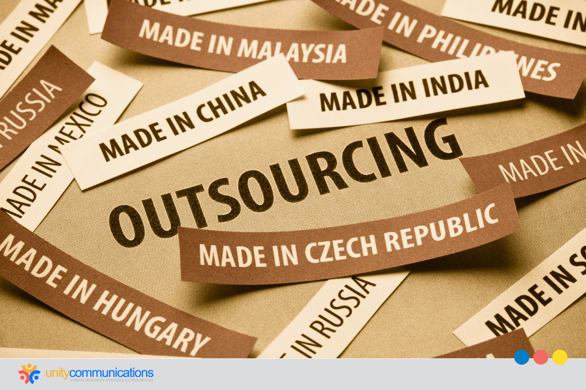 What are the different types of outsourcing