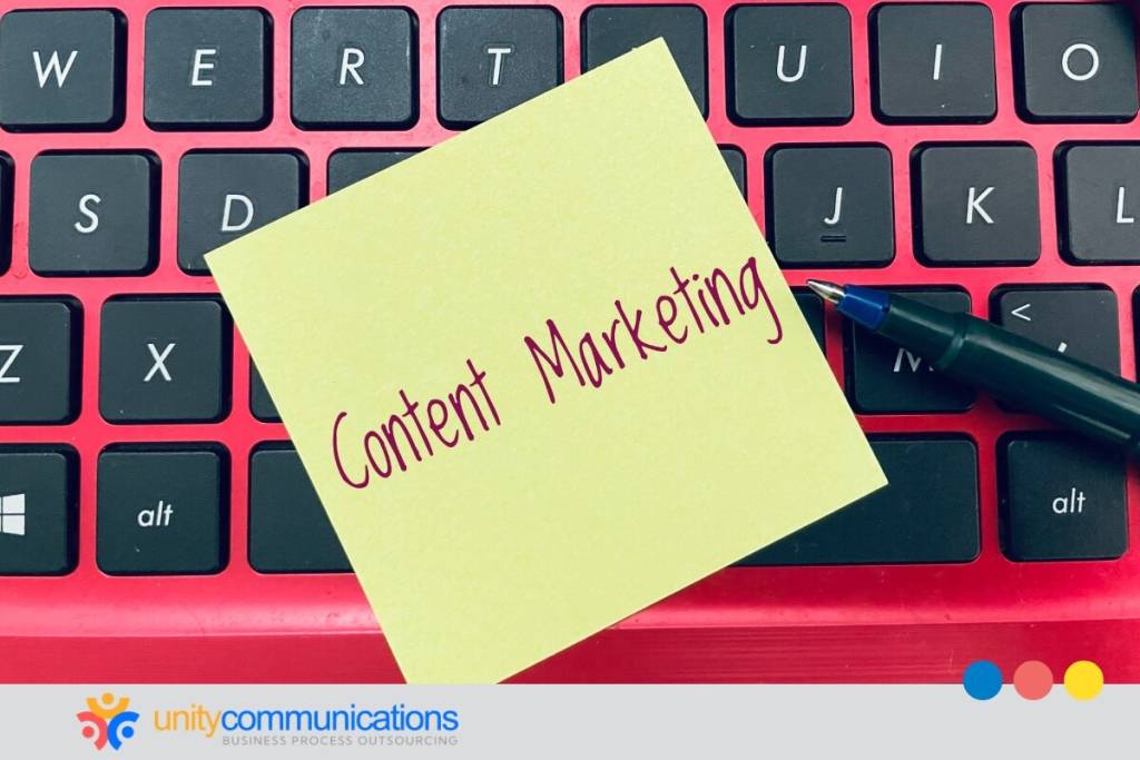 Content marketing outsourcing benefits - featured image