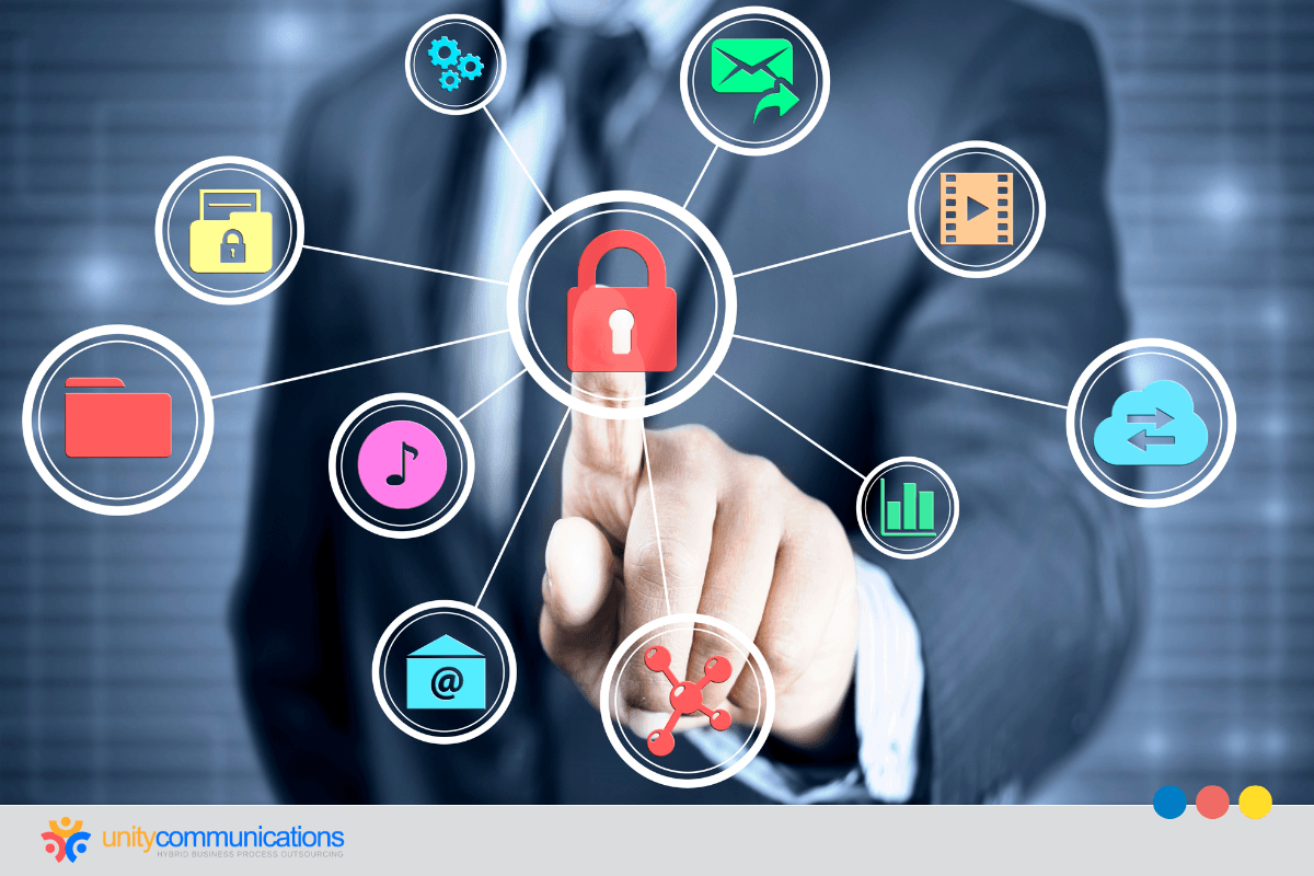 What does data security mean in back-office process outsourcing