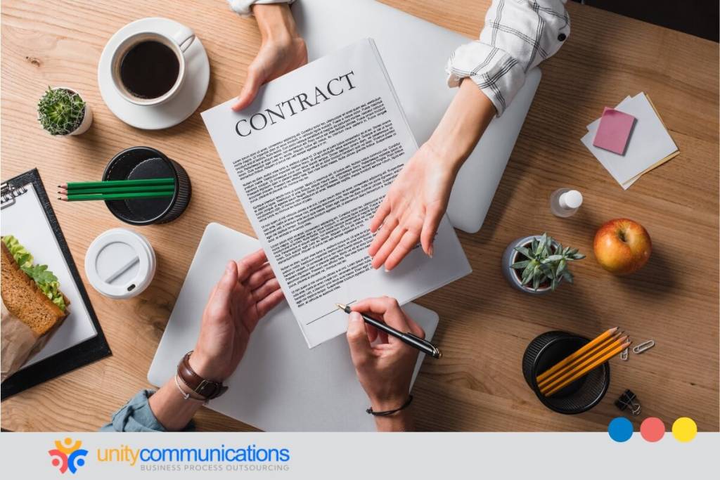 remote work outsourcing contract tips - featured image