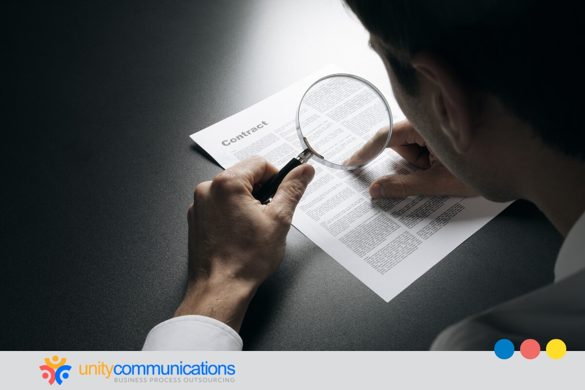 Building transparency and accountability in outsourcing contracts