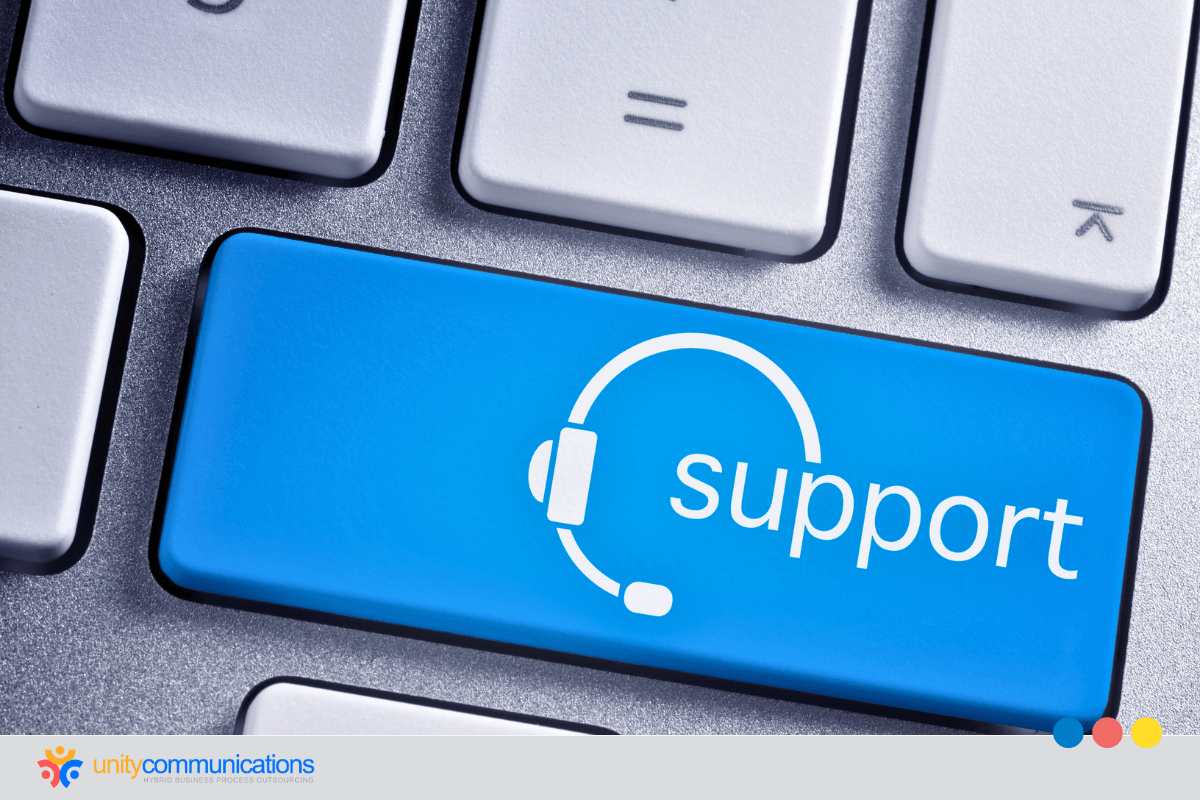 How do support and features work for customer support outsourcing