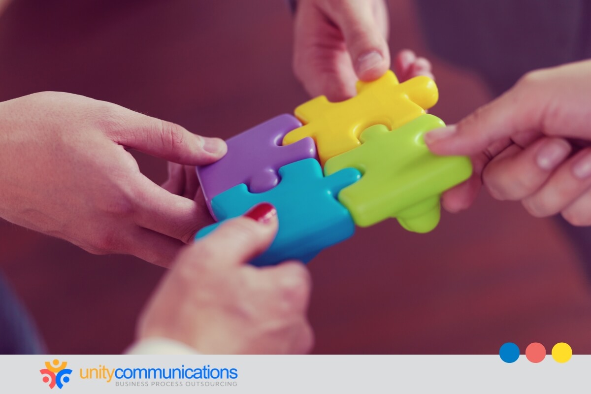 What does cross-training using outsourced partners involve