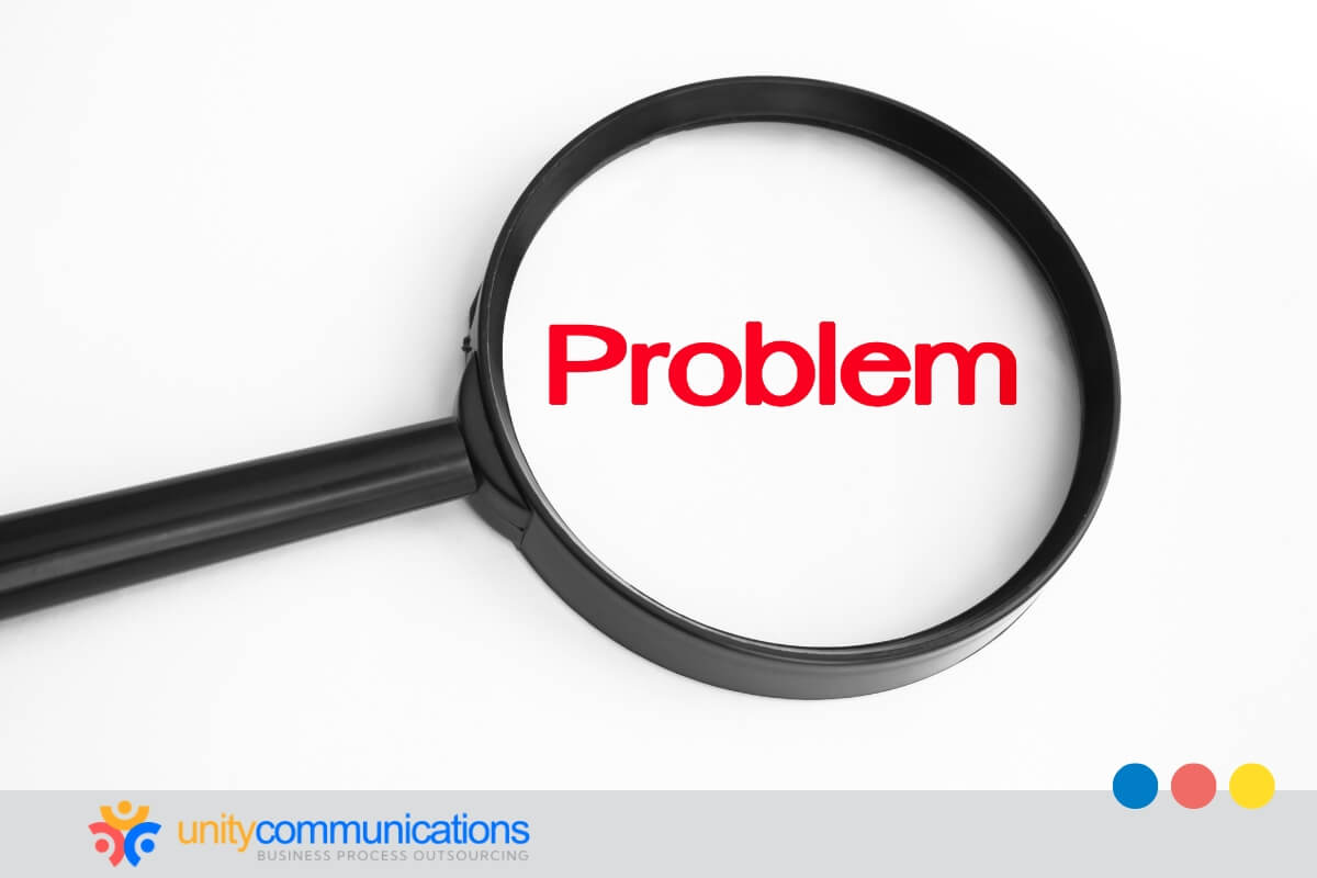 What are the common call-handling problems of plumbing businesses