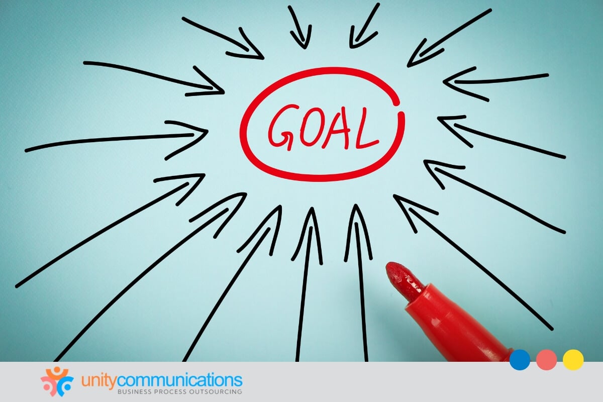 How do you create digital marketing goals for fintech companies