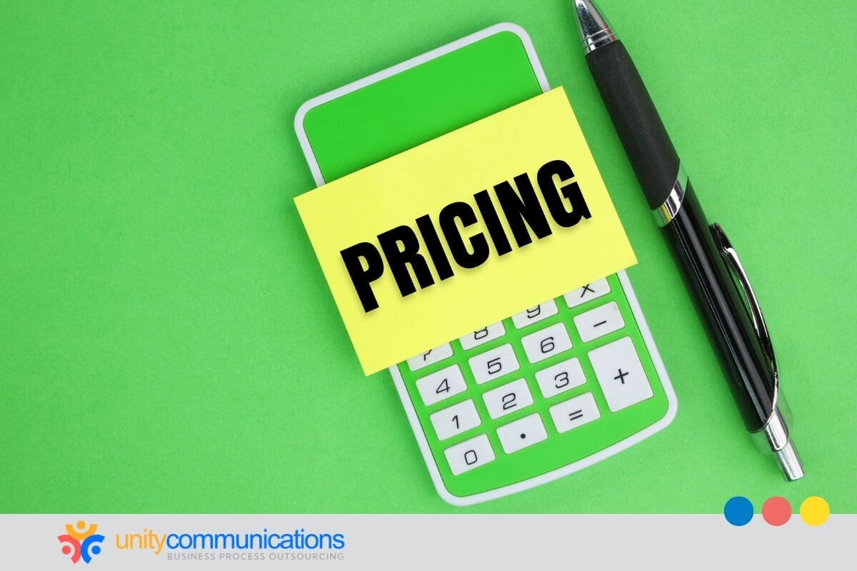 1. Compare the pricing models