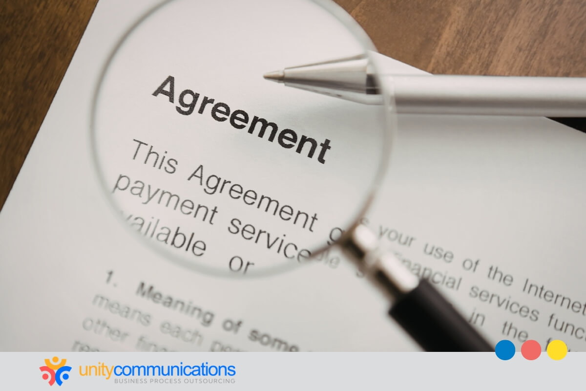 How are traditional service agreements structured in outsourcing