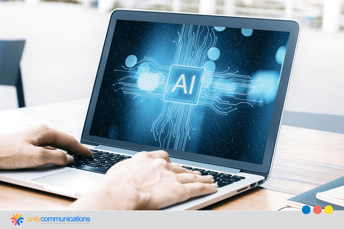 Using artificial intelligence (AI) and automation to support human agents