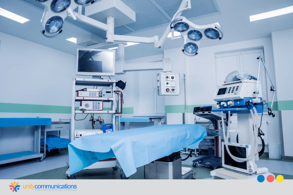 Modern equipment in operating room. Medical Equipment Outsourcing Market Set to Hit $118B by 2030